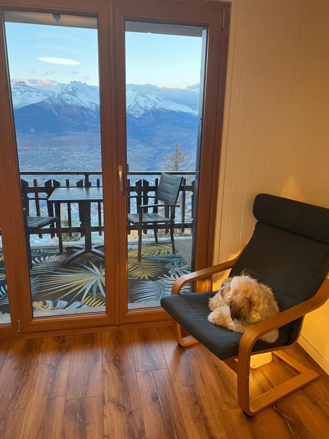 Cosy Studio For 4 Near Ski Lift, Melezes K22 Veysonnaz Ngoại thất bức ảnh